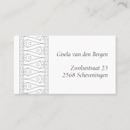 エレガントヴィンテージラインアート 名刺