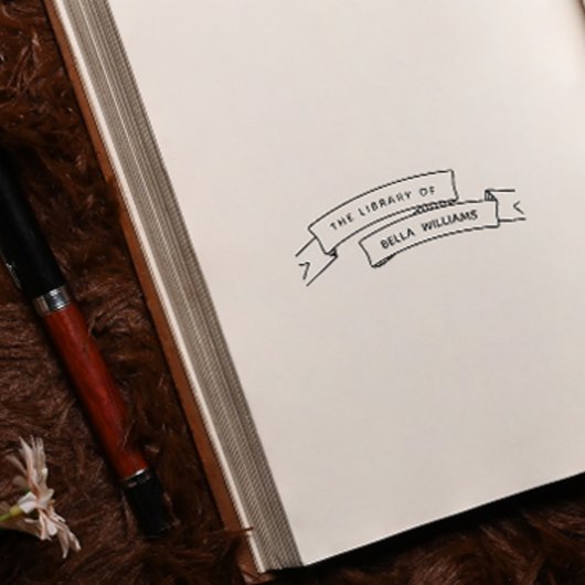 エレガントヴィンテージリパーソナライズされたボン セルフインキングスタンプ