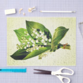 エレガントヴィンテージリリーの花 薄葉紙 (クラフト)