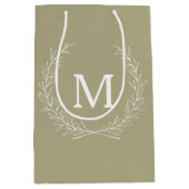 エレガントヴィンテージリース ミディアムペーパーバッグ (正面)