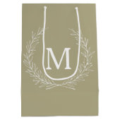 エレガントヴィンテージリース ミディアムペーパーバッグ (裏面)