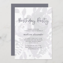 エレガントヴィンテージルックフローラ誕生日パーティー