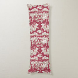 エレガントヴィンテージレッド湖トイレデジュイ ボディピロー