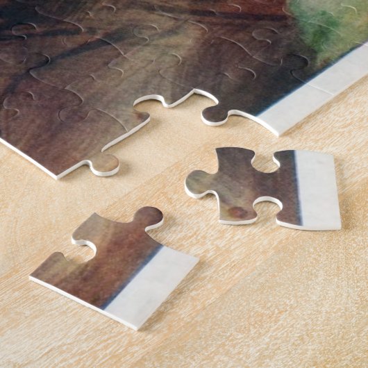 エレガントヴィンテージレディアールデコ ジグソーパズル (側面)