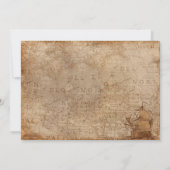 エレガントヴィンテージレトロアールデコオールドクラシック結婚ズ 招待状 (裏面)