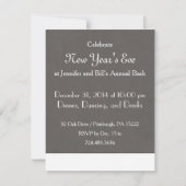 エレガントヴィンテージレトロアールデコパーティー 招待状 (裏面)