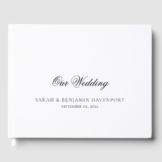 エレガントヴィンテージロマン結婚ツ ゲストブック (正面)