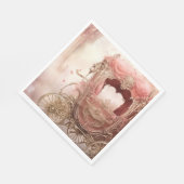 エレガントヴィンテージロマ結婚ティック スタンダードランチョンナプキン (角)