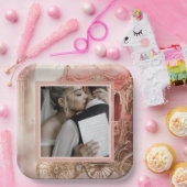 エレガントヴィンテージロマ結婚ティック ペーパープレート (パーティー)