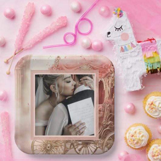 エレガントヴィンテージロマ結婚ティック ペーパープレート (パーティー)