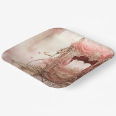 エレガントヴィンテージロマ結婚ティック ペーパープレート (傾斜あり)