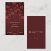 エレガントヴィンテージワインバー名刺 名刺 (正面/裏面)