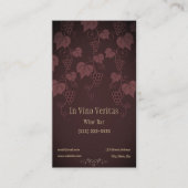 エレガントヴィンテージワインバー名刺 名刺 (正面)