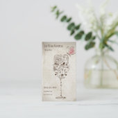 エレガントヴィンテージワインバー名刺 名刺 (スタンド正面)