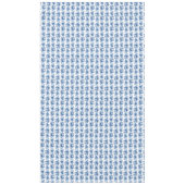 エレガントヴィンテージ中国ブルーバラ テーブルクロス (正面)