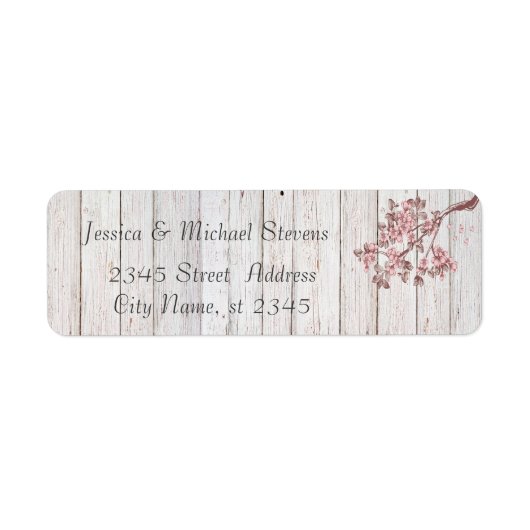 エレガントヴィンテージ優結婚しいさくらんぼブランチ ラベル (正面)