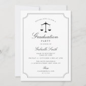 エレガントヴィンテージ制法学校卒業式 招待状 (正面)