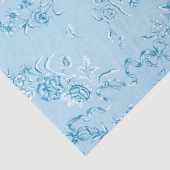 エレガントヴィンテージ刻印ブルーバラとリボンTi 薄葉紙 (詳細)