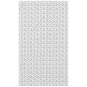 エレガントヴィンテージ刻印黒バラとリボン テーブルクロス (正面)