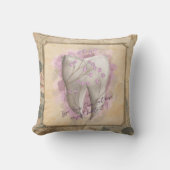 エレガントヴィンテージ古いファッションド歯科用贈物 クッション (正面)