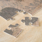 エレガントヴィンテージ古いファッションド歯科用贈物 ジグソーパズル (側面)