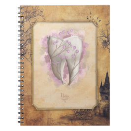 エレガントヴィンテージ古いファッションド歯科用贈物 ノートブック