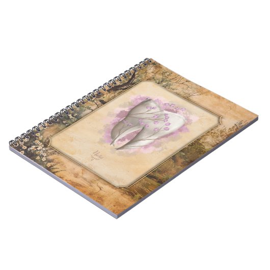 エレガントヴィンテージ古いファッションド歯科用贈物 ノートブック (左側)