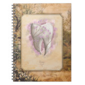 エレガントヴィンテージ古いファッションド歯科用贈物 ノートブック (正面)