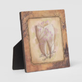 エレガントヴィンテージ古いファッションド歯科用贈物 フォトプラーク (正面)