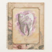 エレガントヴィンテージ古いファッションド歯科用贈物 プランナー手帳 (正面)