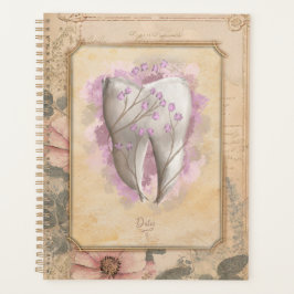 エレガントヴィンテージ古いファッションド歯科用贈物 プランナー手帳