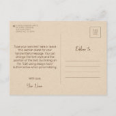 エレガントヴィンテージ古いファッションド歯科用贈物 ポストカード (裏面)