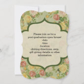 エレガントヴィンテージ国フローラ卒業会 招待状 (裏面)