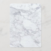 エレガントヴィンテージ大理石結婚のメニュー メニュー (裏面)