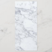 エレガントヴィンテージ大理石結婚のメニュー メニュー (裏面)