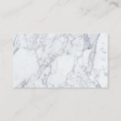 エレガントヴィンテージ大理石結婚のWebサイト挿入 エンクロージャーカード (裏面)