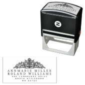 エレガントヴィンテージ姓差出人住所 セルフインキングスタンプ (インサイチュ)