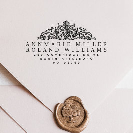 エレガントヴィンテージ姓差出人住所 セルフインキングスタンプ