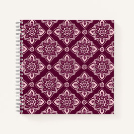エレガントヴィンテージ幾何模様 ノートブック