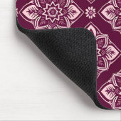 エレガントヴィンテージ幾何模様 マウスパッド (コーナー)