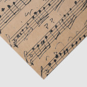 エレガントヴィンテージ手書きシート音楽ノートKraft 薄葉紙 (詳細)