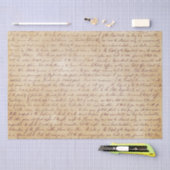 エレガントヴィンテージ手書き文字スクリプト 薄葉紙 (クラフト)