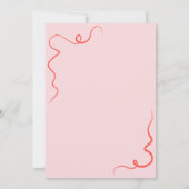 エレガントヴィンテージ手書き日付保存 招待状 (裏面)