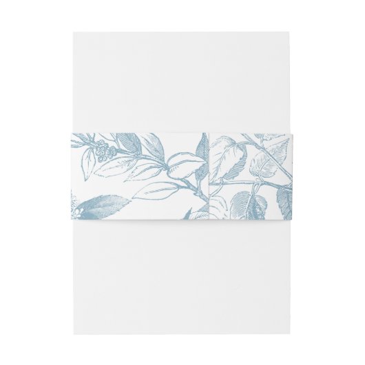 エレガントヴィンテージ招待状用帯 招待状ベリーバンド (裏面例)