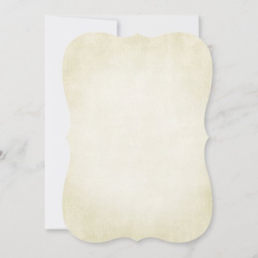 エレガントヴィンテージ擦り切れた紙ルック結婚ス 招待状 (裏面)