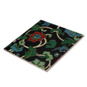 エレガントヴィンテージ日本のフローラ タイル (側面)