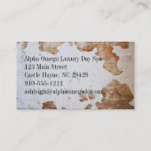 エレガントヴィンテージ枠プロフェッショナル名刺 名刺 (裏面)