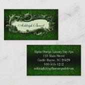 エレガントヴィンテージ枠プロフェッショナル名刺 名刺 (正面/裏面)