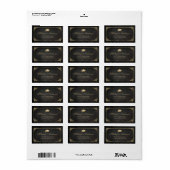 エレガントヴィンテージ枠卒業キャップ卒業生 ラベル (フルシート)