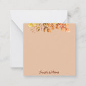 エレガントヴィンテージ植物体離れの構造 ノートカード (正面)